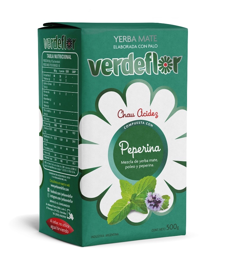 Yerba Verdeflor Peperina 500g