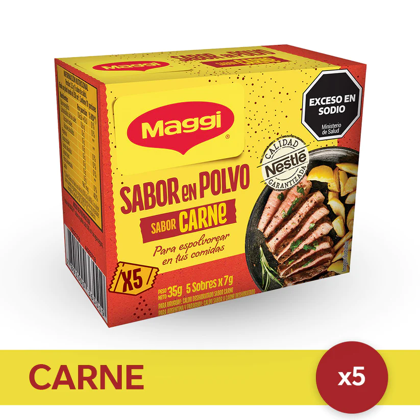 Caldo de Carne en Polvo Maggi 35g