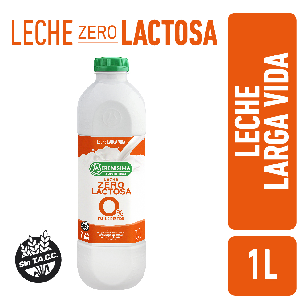 Leche Zero Lactosa La Serenísima 1L