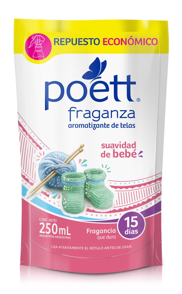 Aromatizante de Telas Poett Fraganza