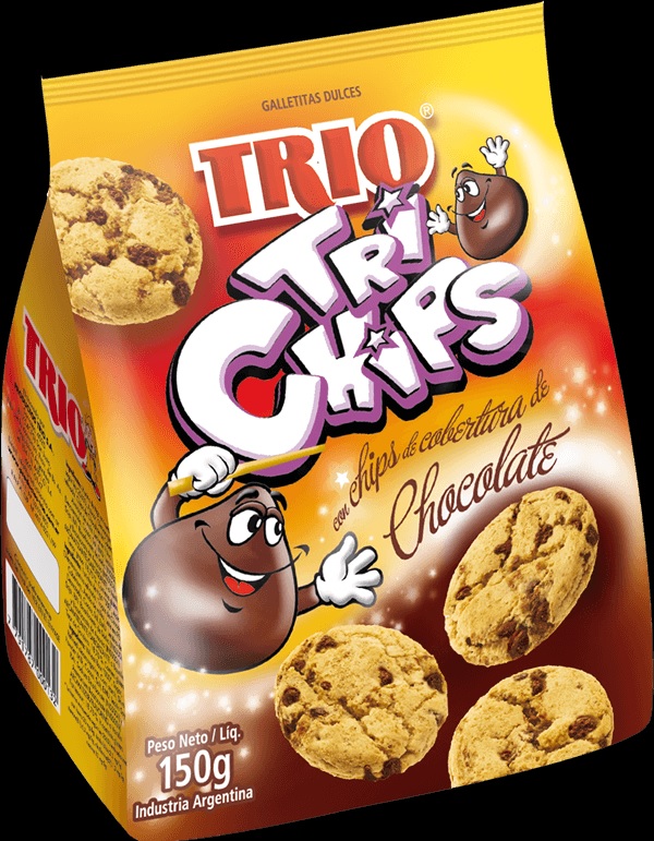 Galletitas Trichips Trio x 300g