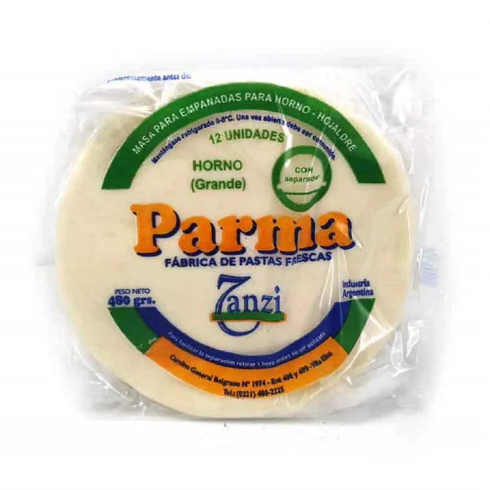 Tapa De Empanada Hojaldre Especial Parma 480g
