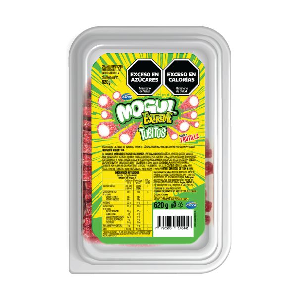 Gomitas Mogul Tubitos Frutilla 620g