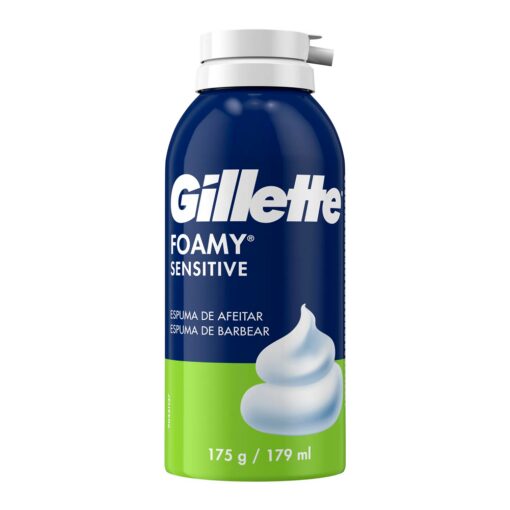 Espuma de afeitar gillette foamy sensitive 179cm3