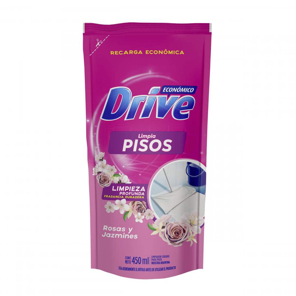 Limpiador para Pisos Jazmín y Rosas Drive 450Ml