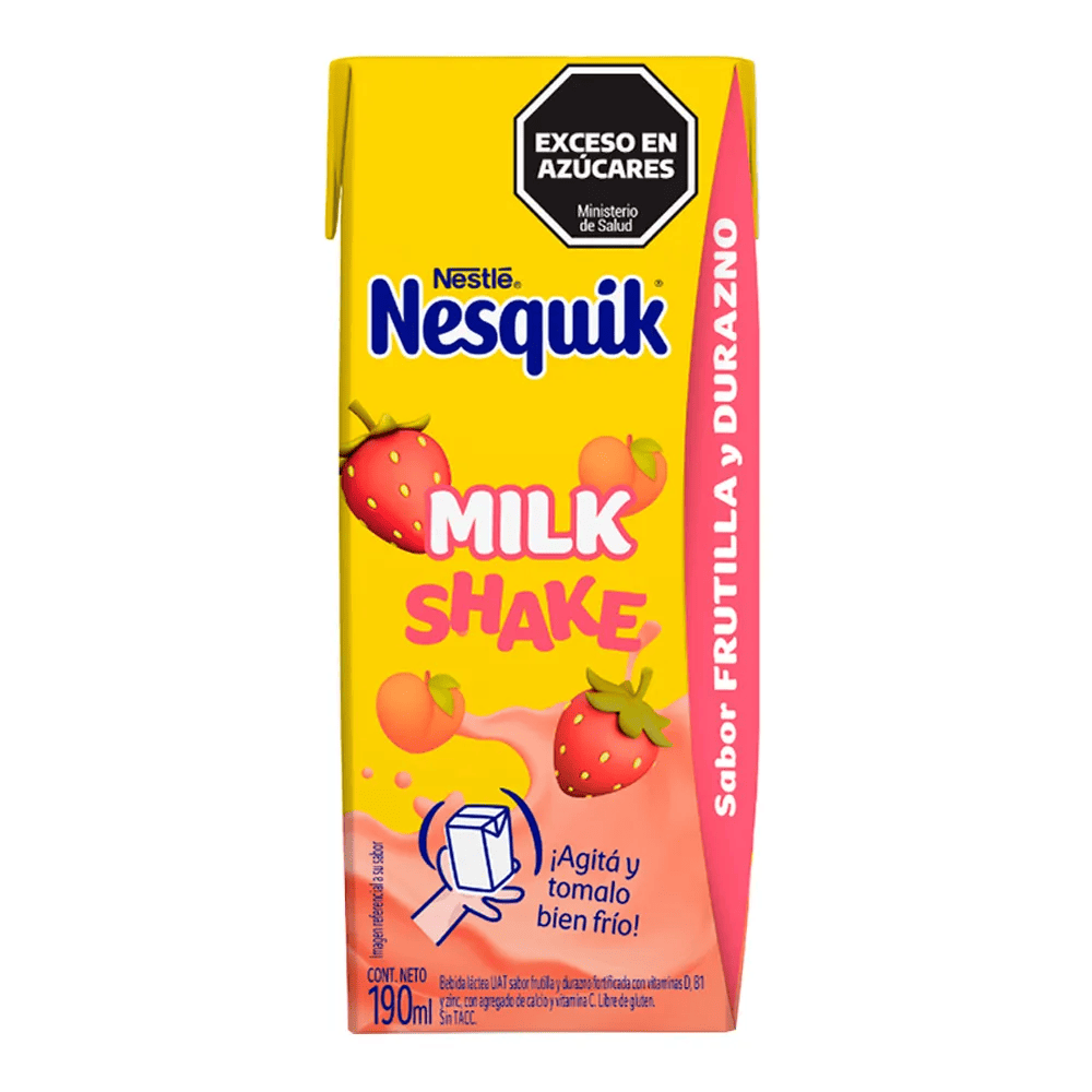 Nesquick Milshake Frutilla Durazno