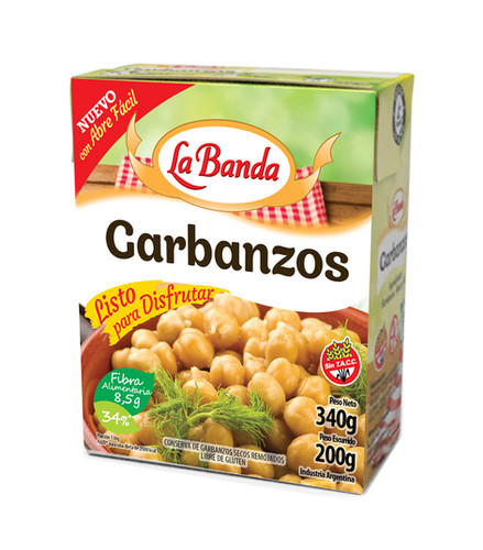 Garbanzos Tetra La Banda 340g
