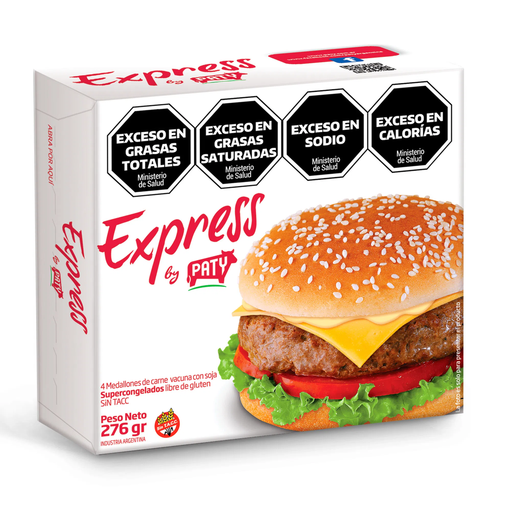 Medallón De Carne Express Con Soja Paty 276 G