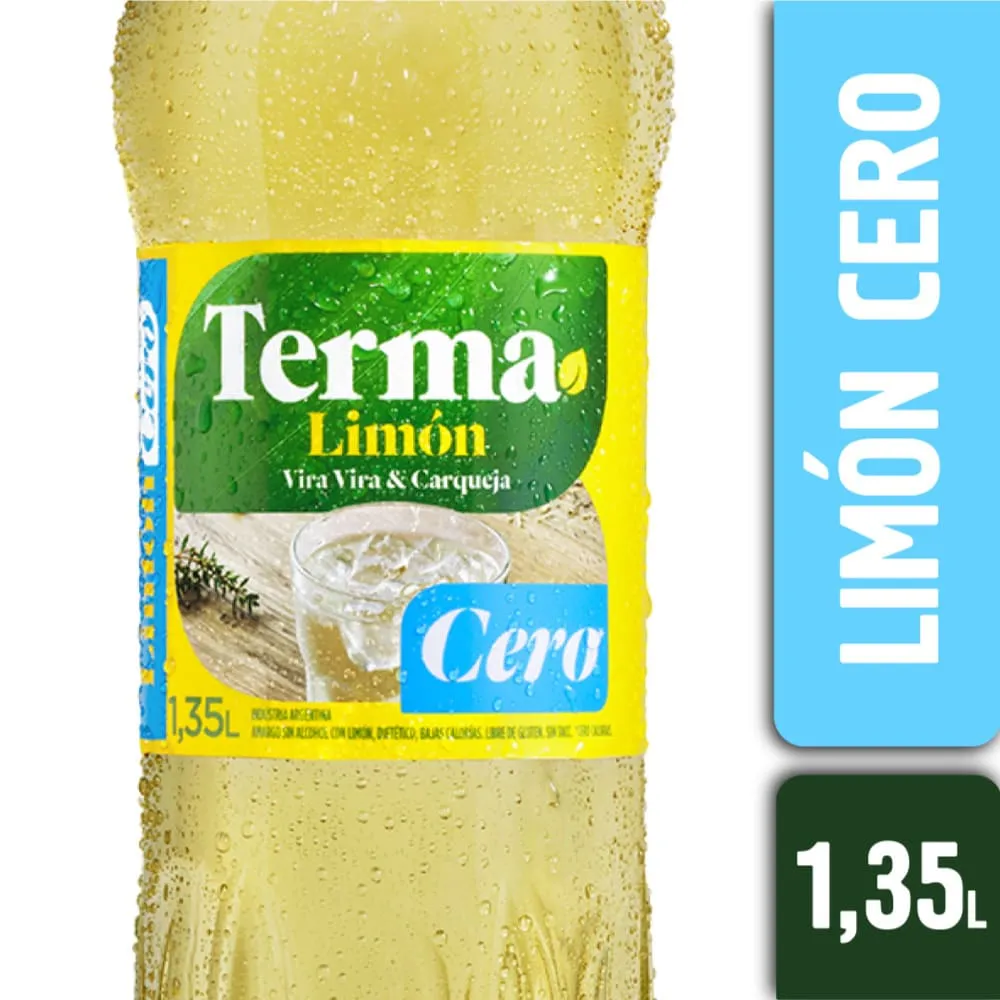 Aperitivo sin alcohol terma limón cero 1350cm3