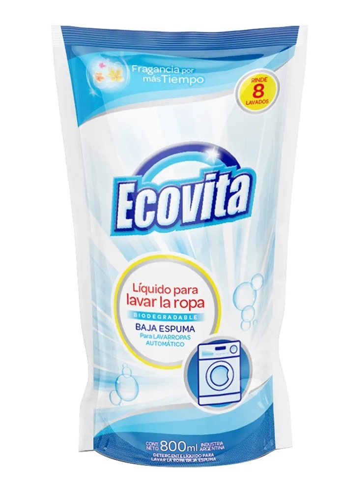 Jabón Liquido Baja Espuma Evolution Ecovita 800Ml