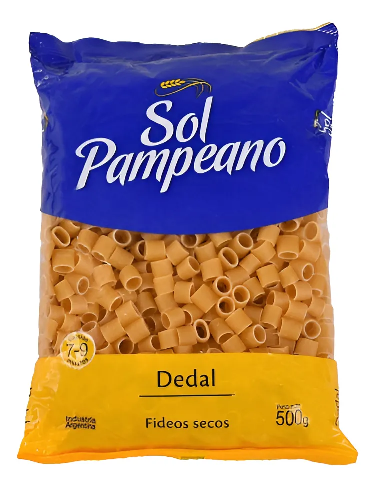 Fideos Dedales Sol Pampeano 500 g