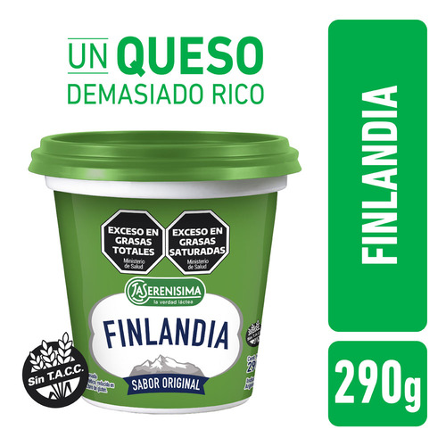 Queso Finlandia Reducido en Calorias La Serenisima 290 g