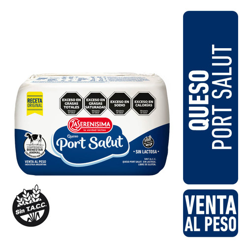 Queso Port Salut Sin Lactosa La Serenisima 500 g