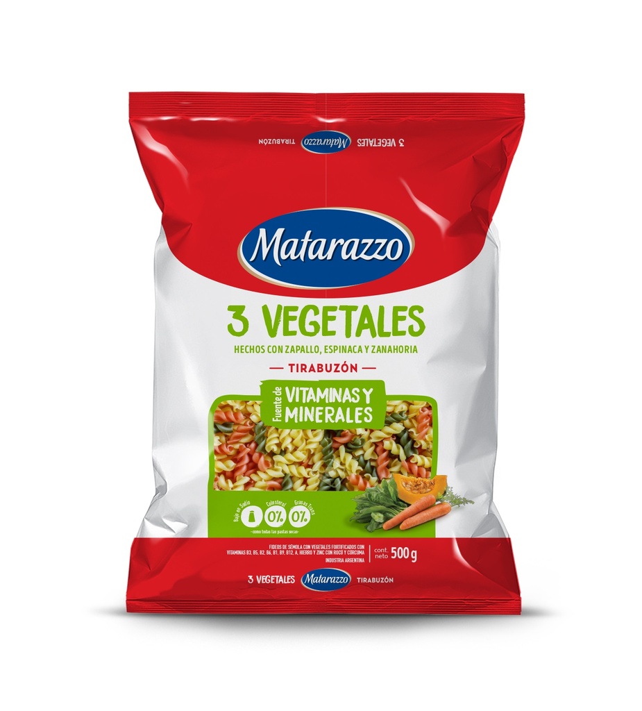 Matarazzo 3 Vegetales Tirabuzon