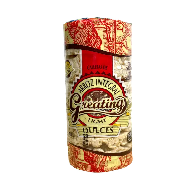 Galletas de Arroz Dulces 100g Greating