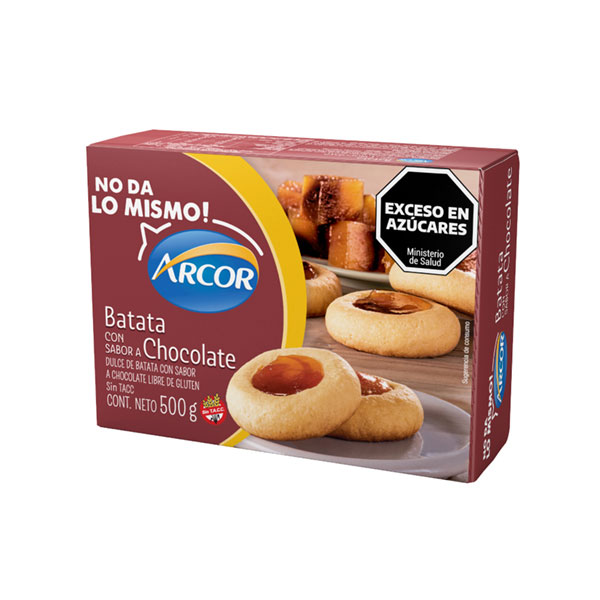 Dulce De Batata Con Chocolate Arcor 500g