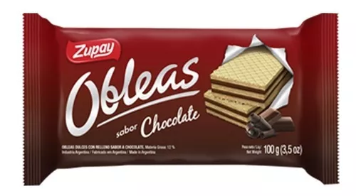 Oblea De Chocolate Zupay 100g