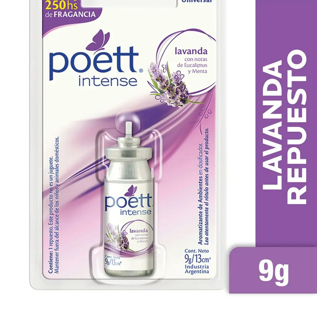 Repuesto Aromatizador Lavanda Poett 9g