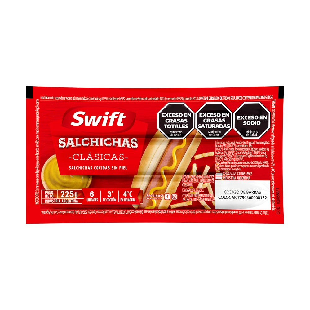 Salchichas Swift 6u