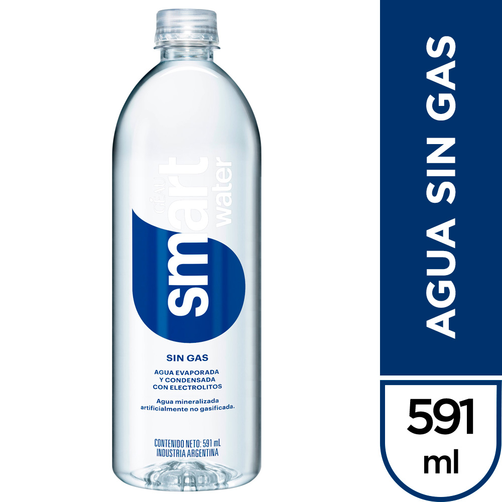 Agua Sin Gas Smartwater 591 cc