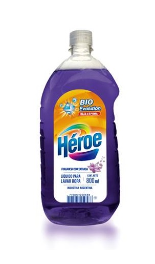 Jabon liquido heroe bio evolution botella 800 cm3