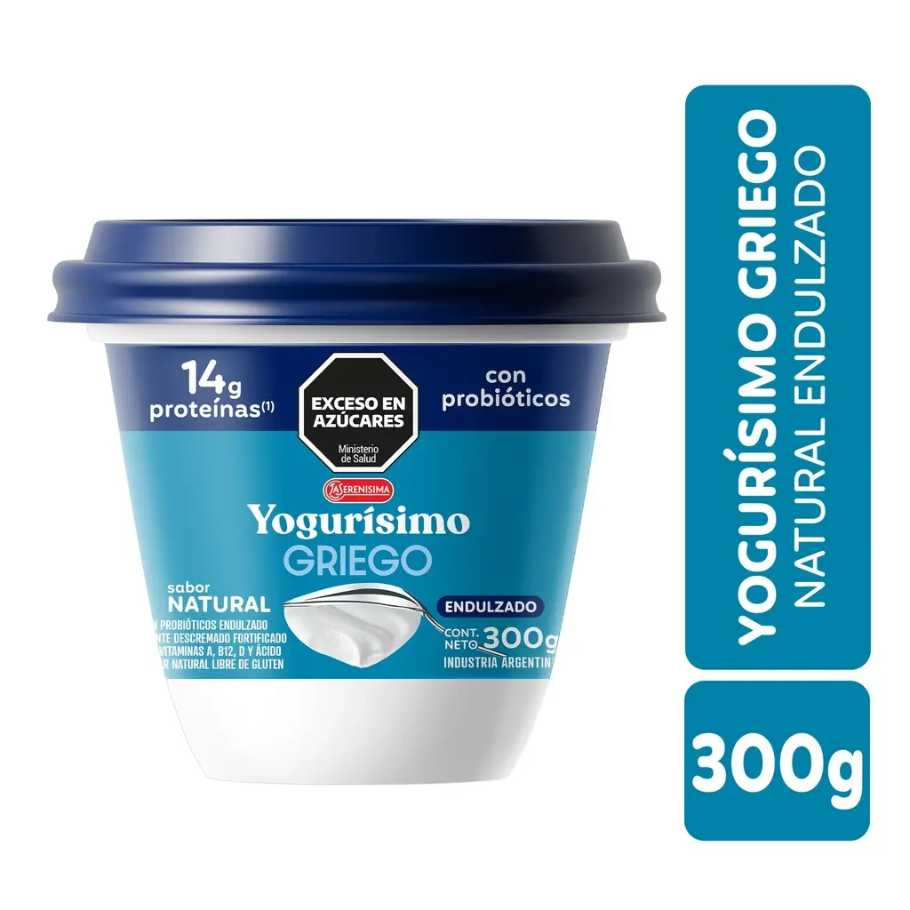 Yogurisimo Big Pot Natural Endulzado 300 g