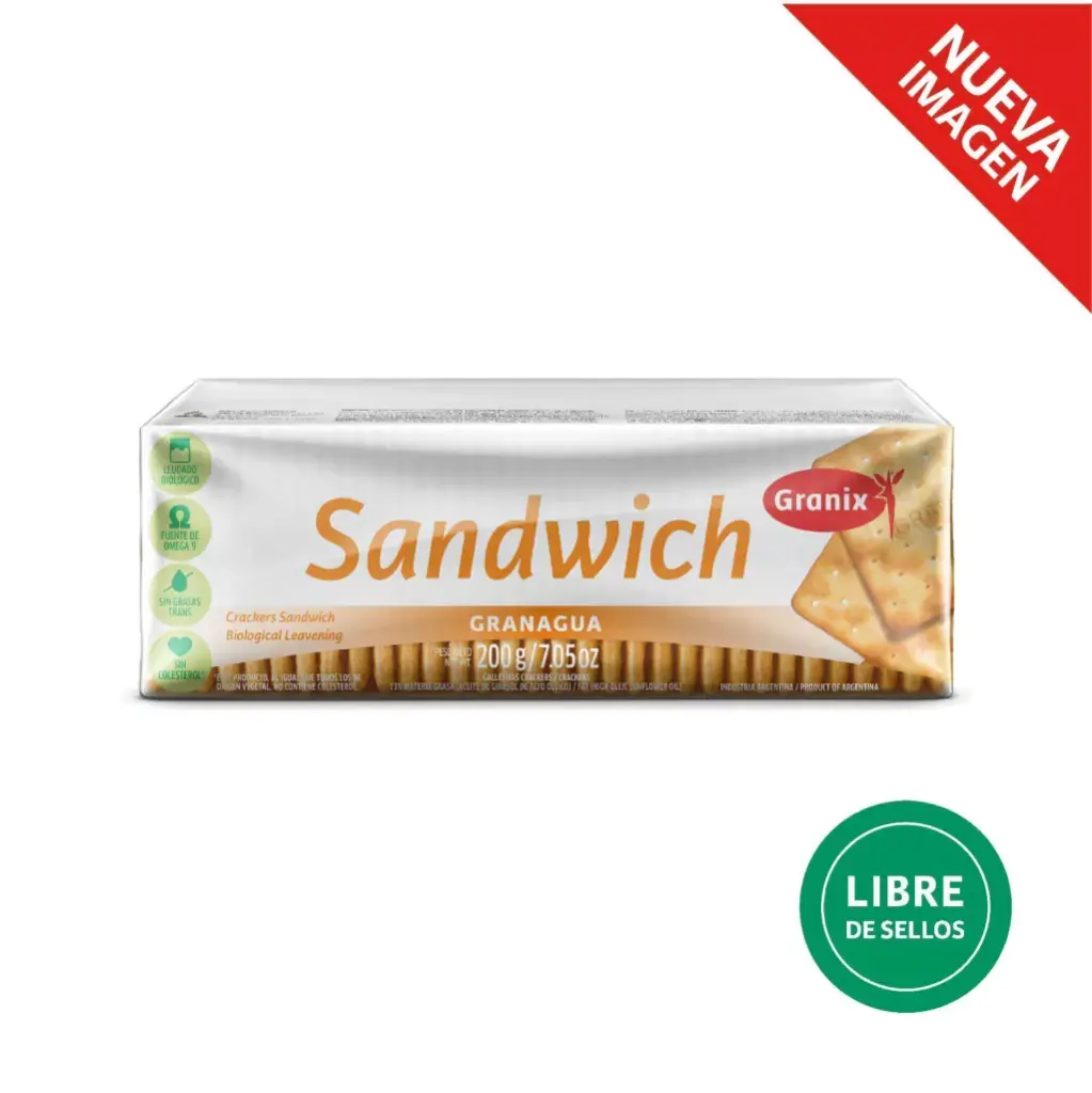 Galletitas Crackers Granagua Granix 200gr