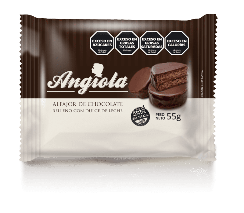Alfajor Chocolate Angiola 50g