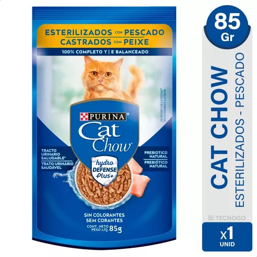 Alimento Húmedo Esterilizado Pescado Cat Chow 85g