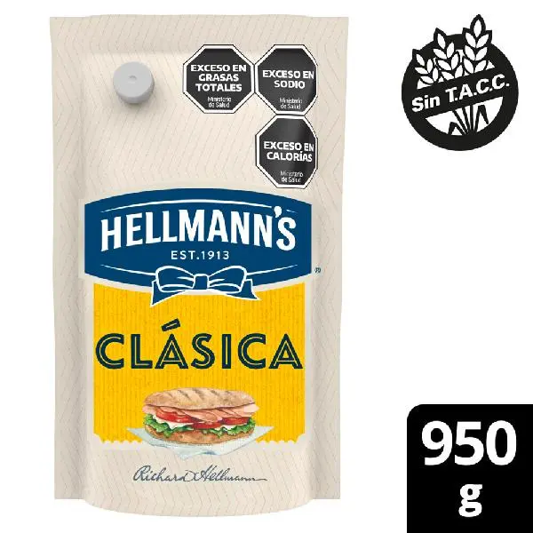Mayonesa Clásica Hellmanns Dp 950g