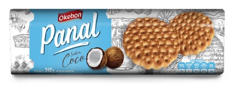 Galletitas Panal Coco Okebon 22g