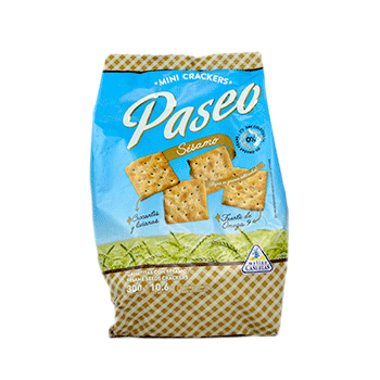 Galletas Crackers Con Sésamo Paseo 300g