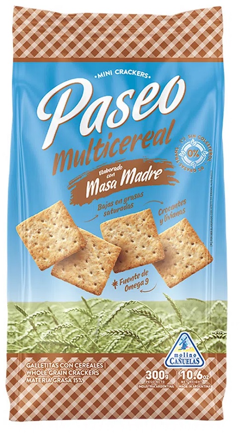 Galletitas Crackers Multicereal Paseo 300g