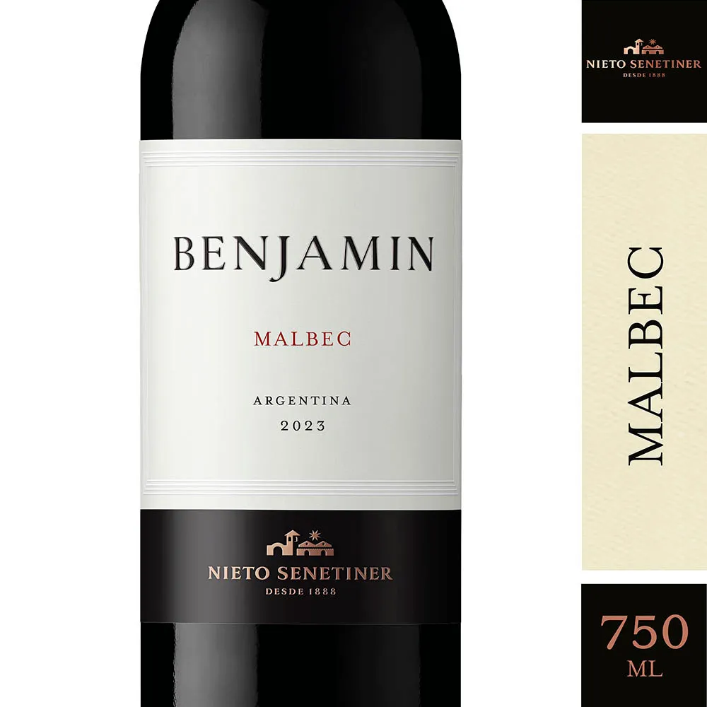 Vino Malbec 750 Ml Benjamin