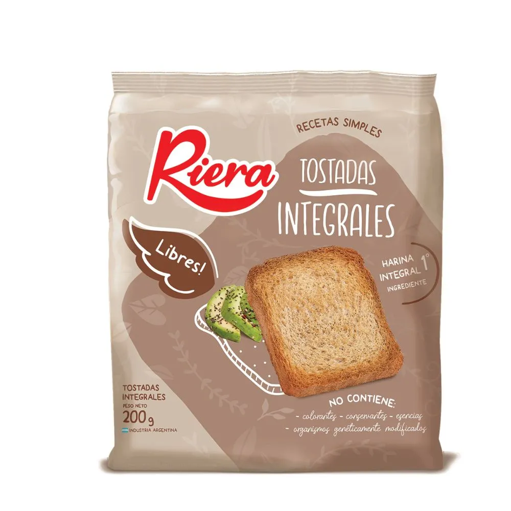 Tostadas Integrales Riera 200g