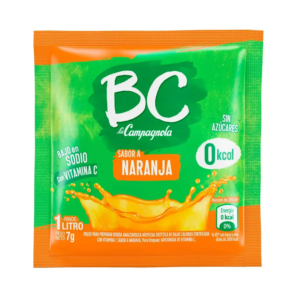 Jugo En Polvo Naranja BC 7g