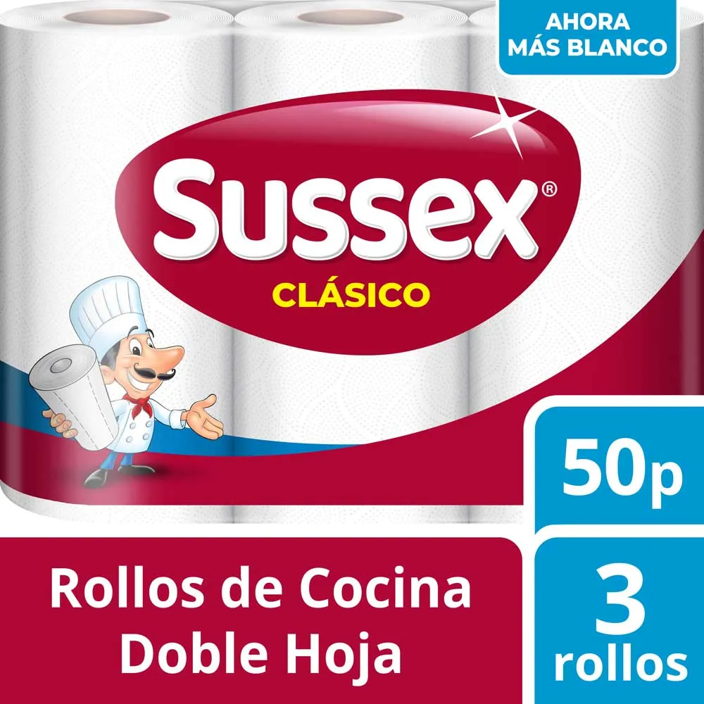 Rollo Cocina Clásico 50 Paños 3 Un Sussex