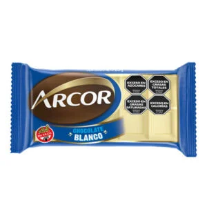 Chocolate Celofán Blanco Arcor 25g