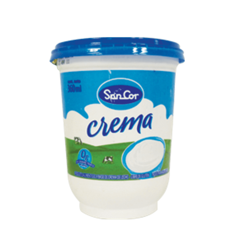 Crema de Leche Sancor x 360 Gr 