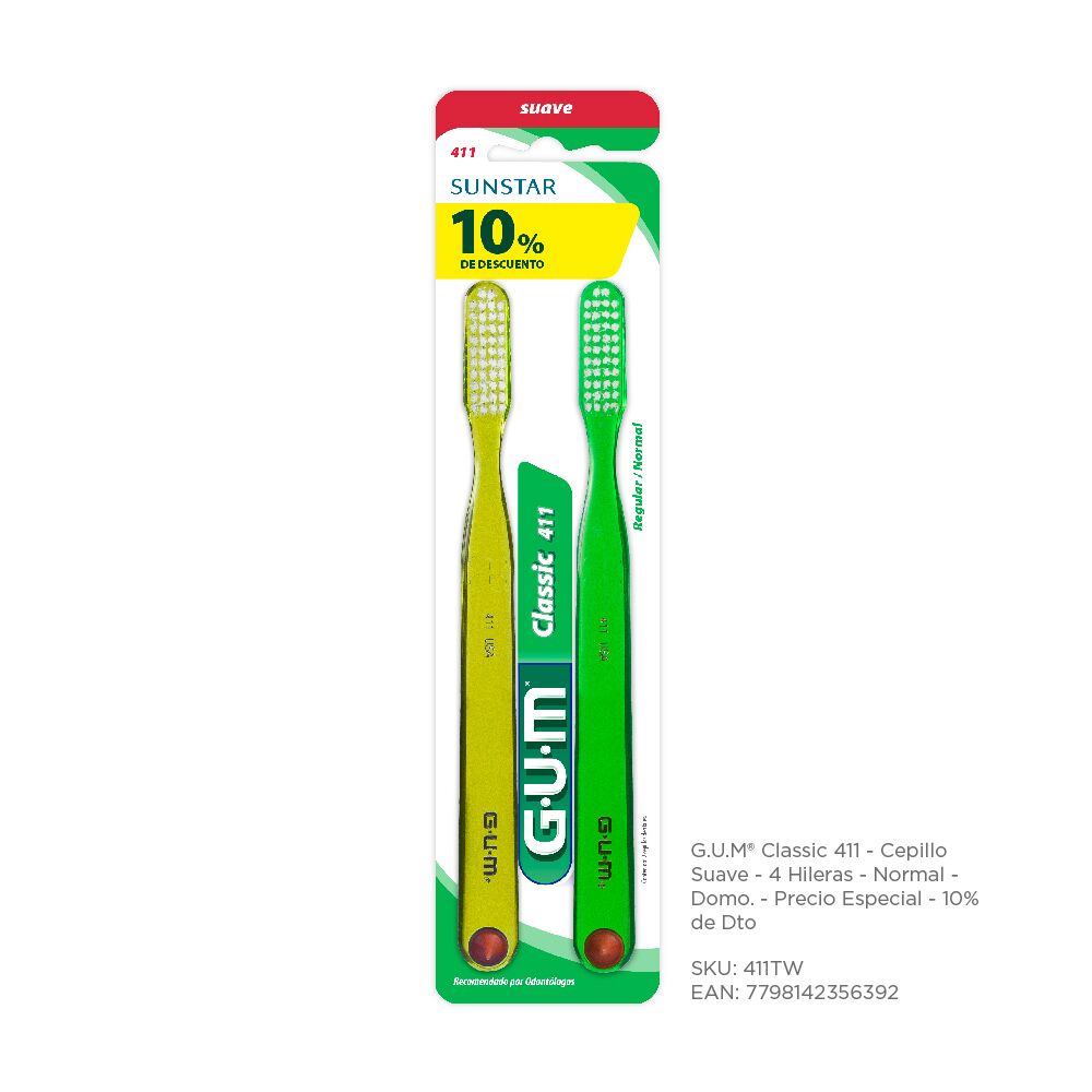 Cepillo Dental Supreme Media Gum 2u