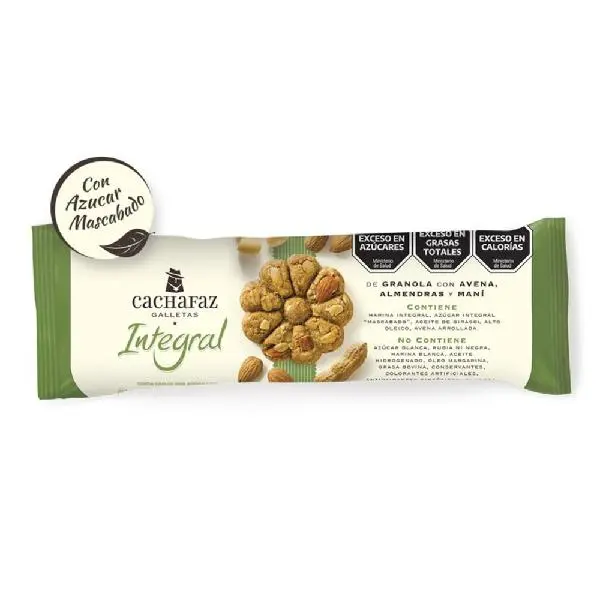 Galletitas Integrales Granola Avena Almendras Mani Cachafaz 225 g