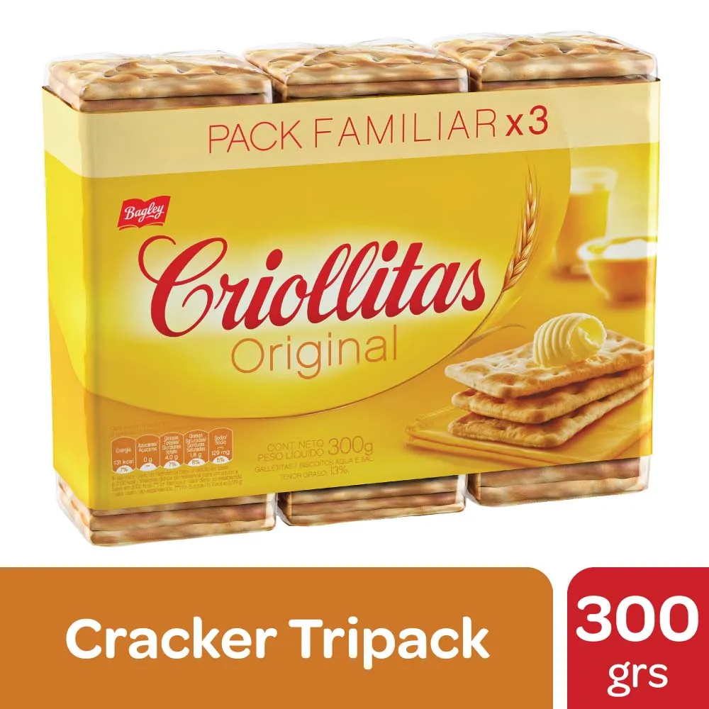 Galletitas de Agua Originales Criollitas 300 g