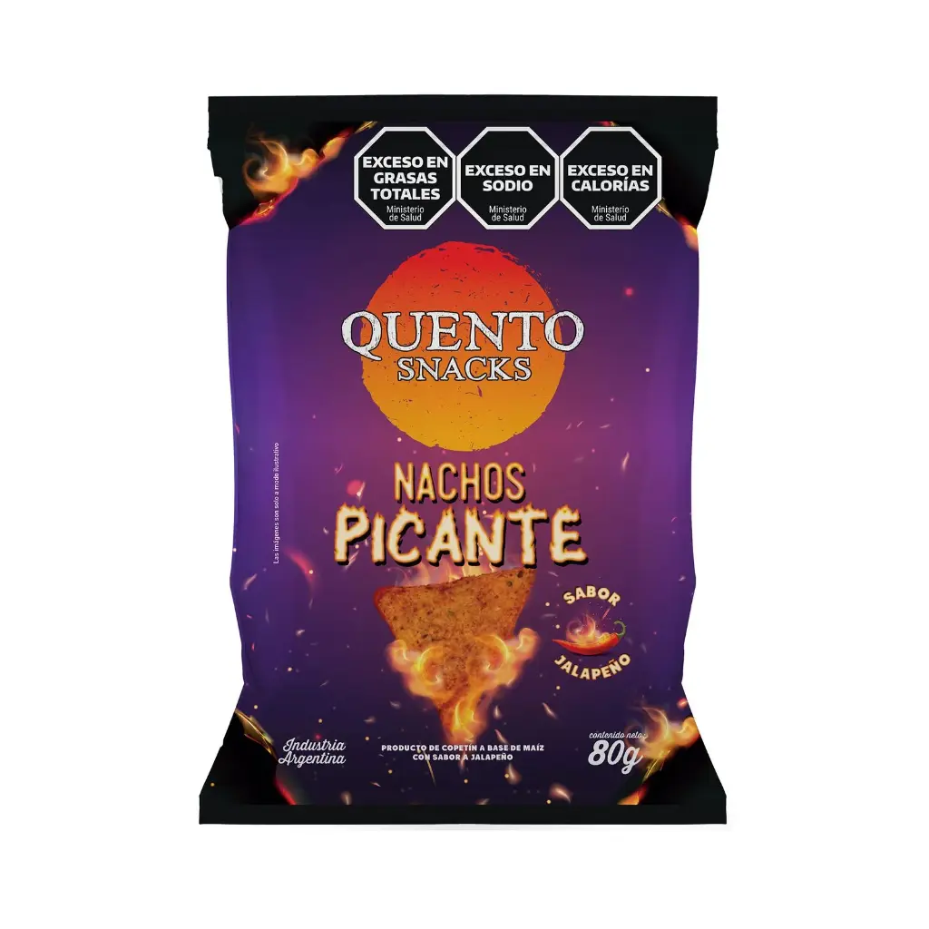 Nachos Picantes Quento 80g