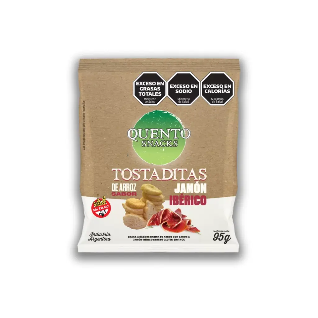 Tostadas de Arroz Jamon Quento 95 g