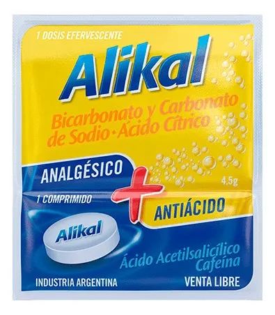 Analgesico Antiacido Alikal 1 Comprimido 