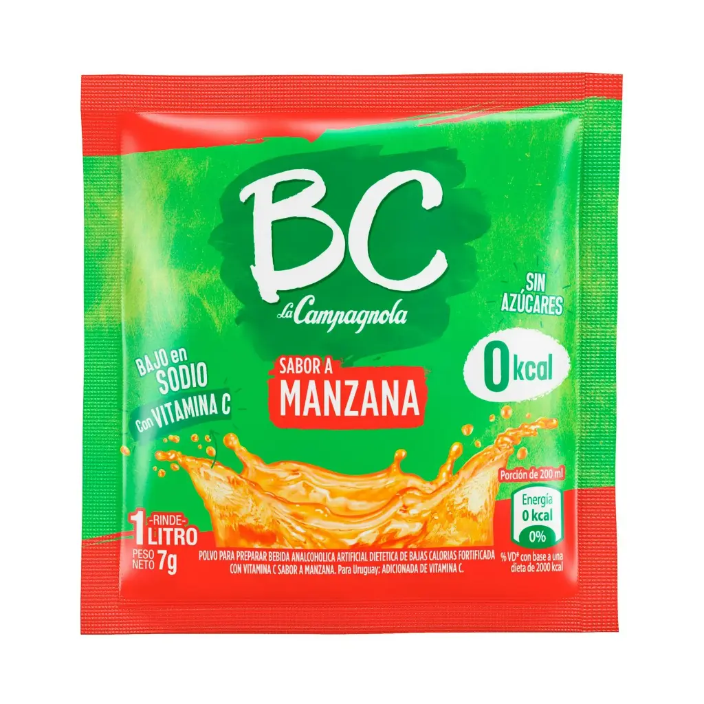 Jugo En Polvo Manzana BC 7g