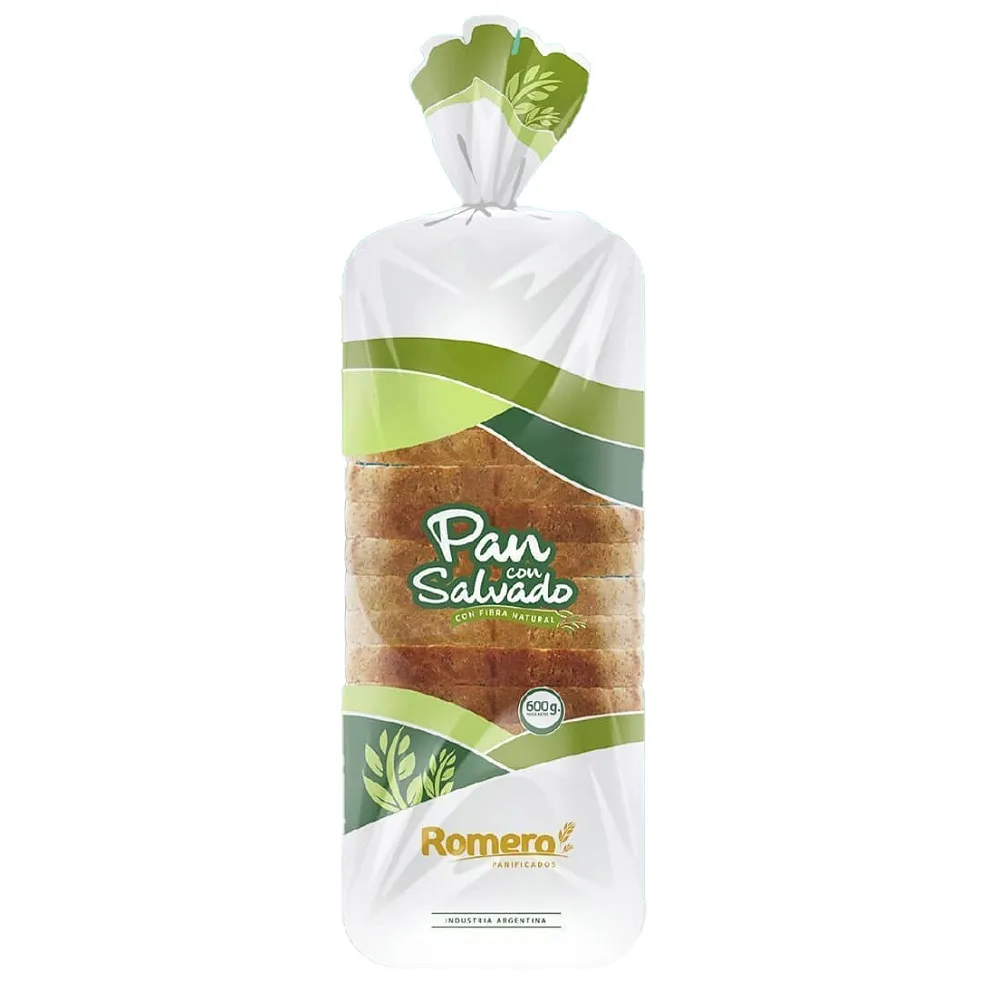 Pan Salvado Romero 600g