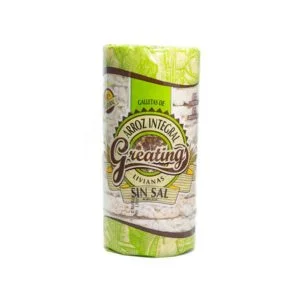 Galletas de Arroz Sin Sal 100g Greating