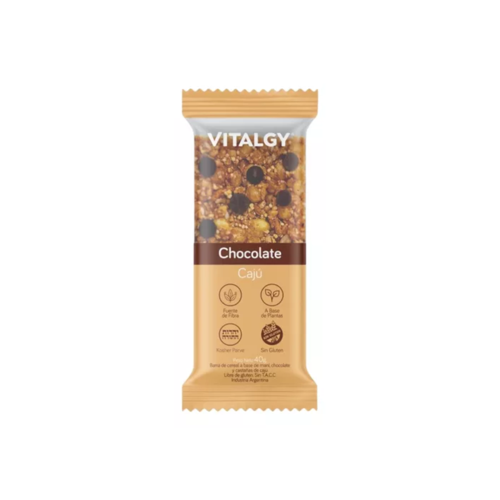 Barrita Cajú y Chocolate Cereal Bar 40g 
