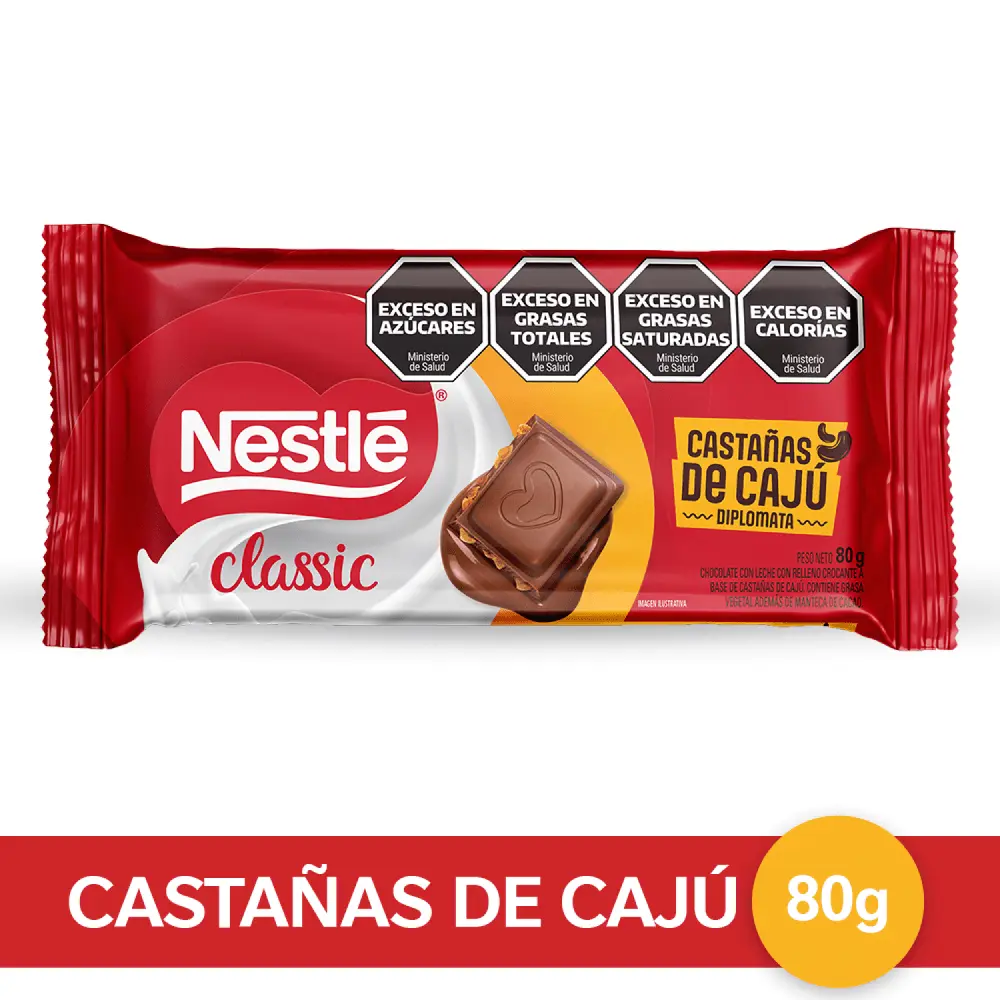 Chocolate Con Castañas Nestle 80g